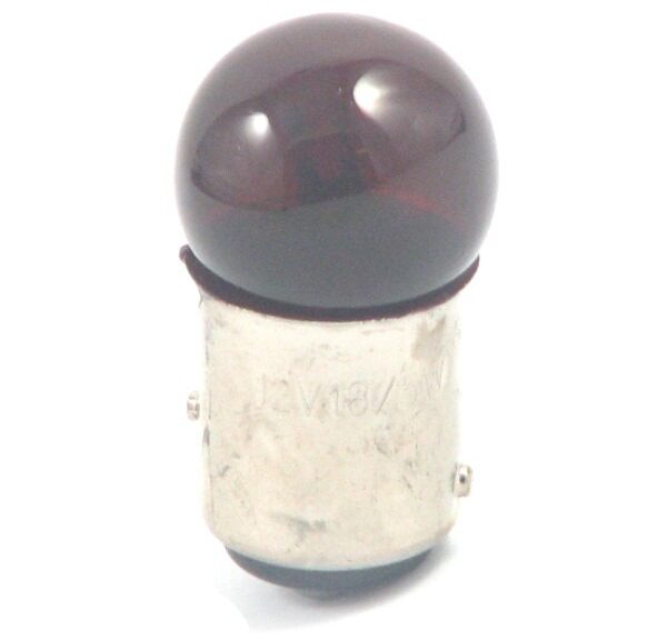 Lamp BAY15D 12V 18/5W Rood (1) - Bollard