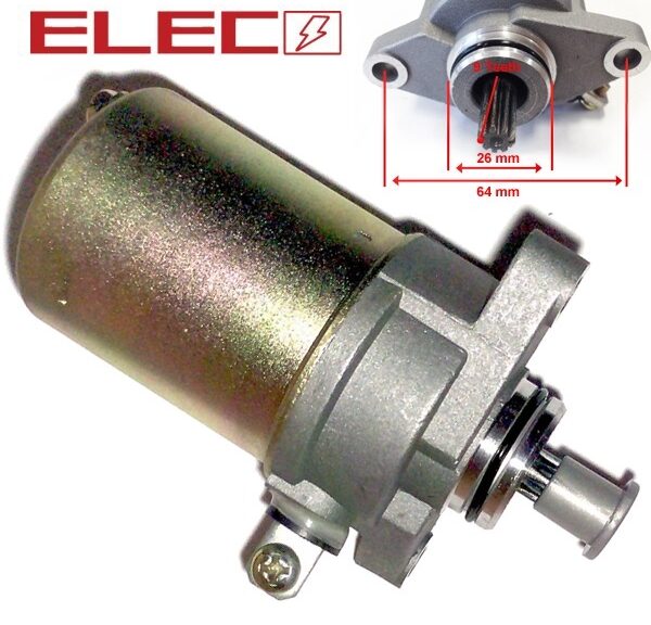 Startmotor China 2T Generic/Keeway/CPI
