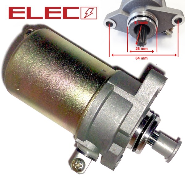 Startmotor China 2T Generic/Keeway/CPI