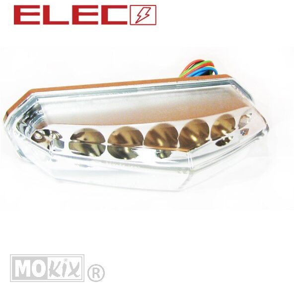 Achterlicht UNI LED + RAW 7 LED CE