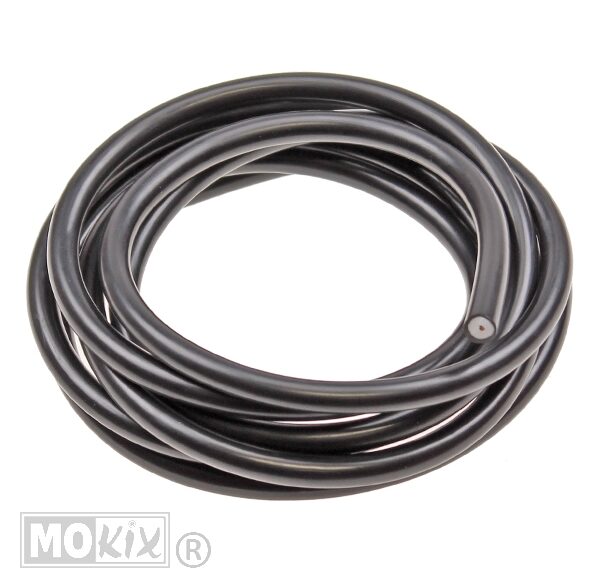 Bougie Kabel 7mm Zwart 1.9meter