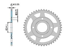 Achtertandwiel Yamaha TZR (420) 54.1mm 4g 58t IGM