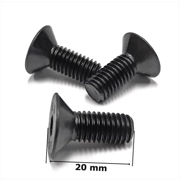 Remschijf Verzonken-Bout M8x20mm Zwart (3) - Afbeelding 3