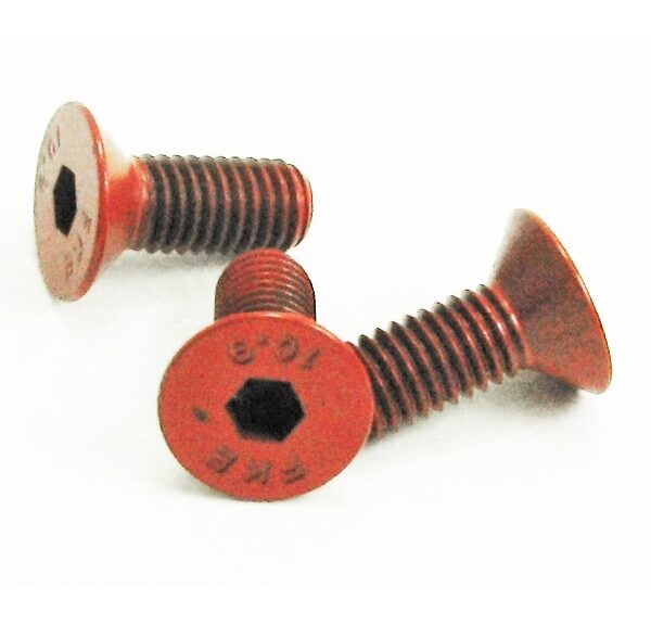 Remschijfbout Verzonken-Bout M8 SET 3stuks Rood - Supertec