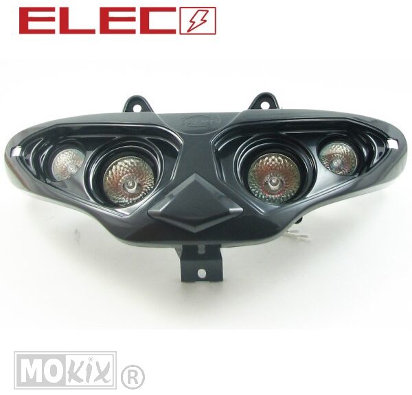 Koplamp Piaggio RUNNER99 Quattro Zwart"