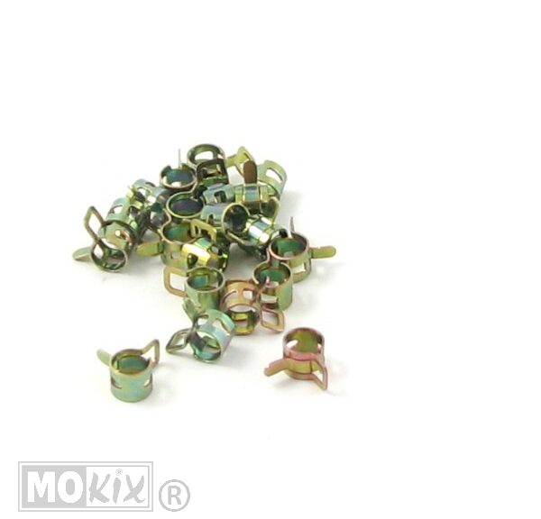 Slangklem 8mm Benzineslang 20stuks Bollard