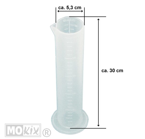 Olie VUL Maat Beker Smal 250ml - TTOOLZ