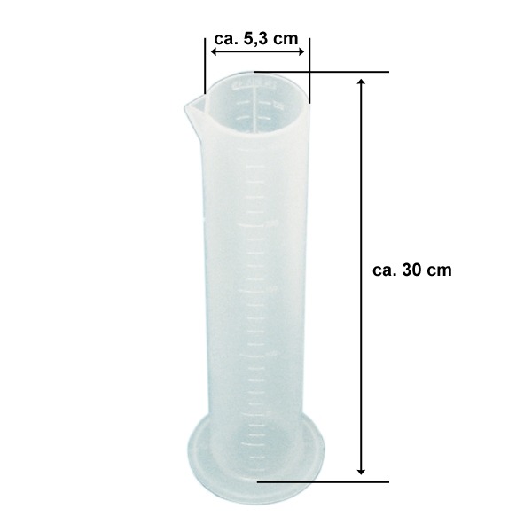 Olie VUL Maat Beker Smal 250ml - TTOOLZ