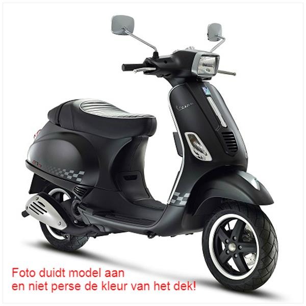 Buddy DEK Piaggio Vespa S Cobra Zwart/WIT Xtreme