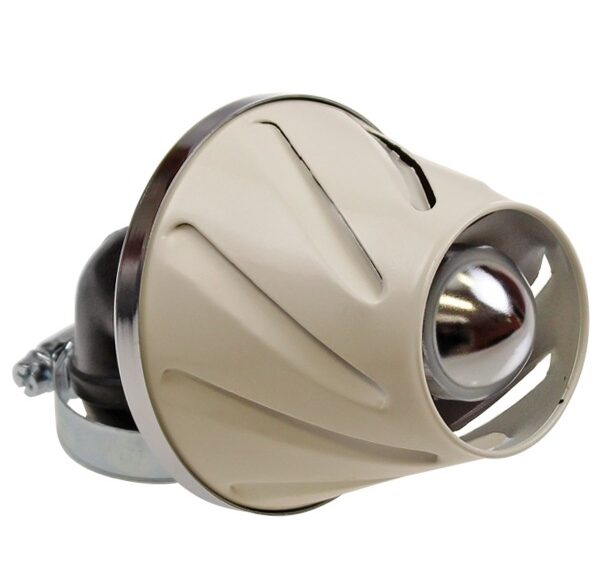 Powerfilter Helix 28/35 Haaks 90° WIT Supertec