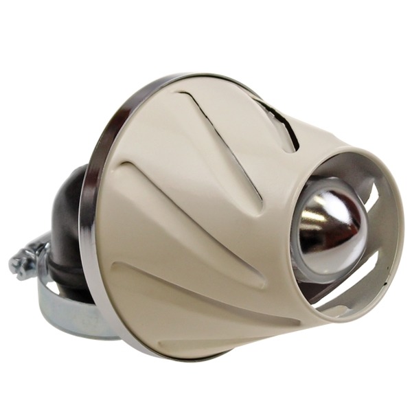 Powerfilter Helix 28/35 Haaks 90° WIT Supertec