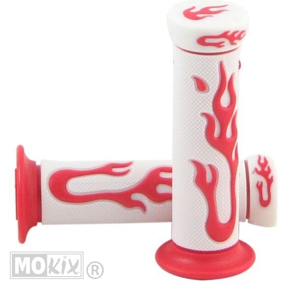 Handvatten GEL Flame WIT/Rood