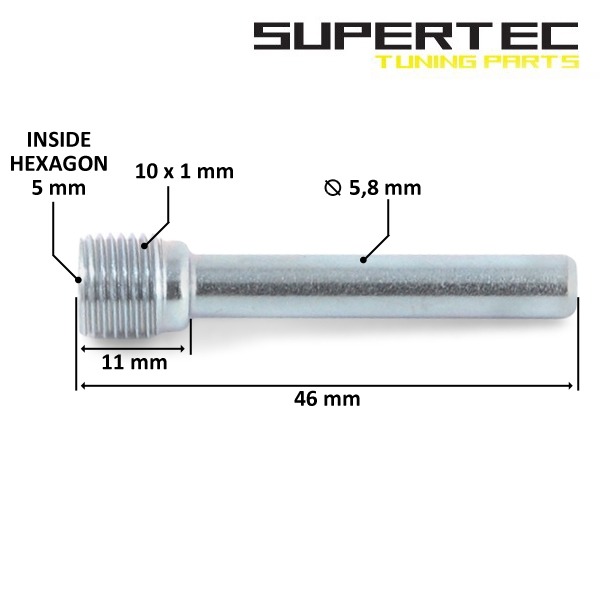 Remklauw Stift Piaggio Runner/FLY - Supertec