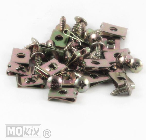 Speednut + Parker M4x10 20set - Bollard