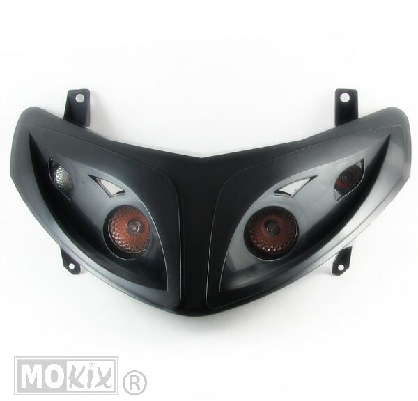 89105 KOPLAMP PEUGEOT SPEEDFIGHT 2 ZWART  H4