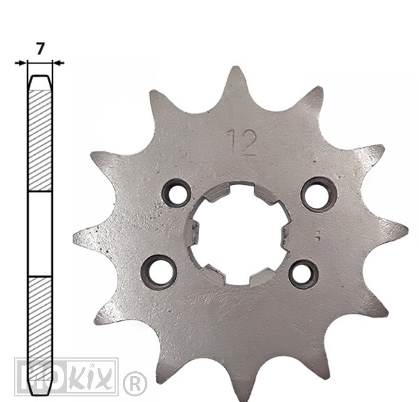 Derbi Senda-SM Ritzel vorne (428) 12 Zähne IGM