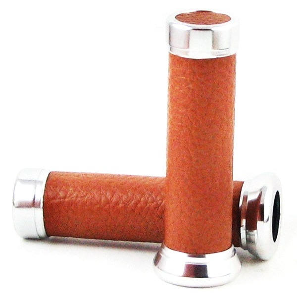 Handvatten Retro Bruin Leer 130mm