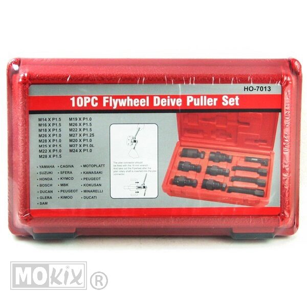 Vliegwieltrekkerset 10delig Ttoolz