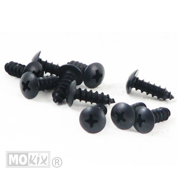 Parkerset Aluminium 5x12 Zwart 10st