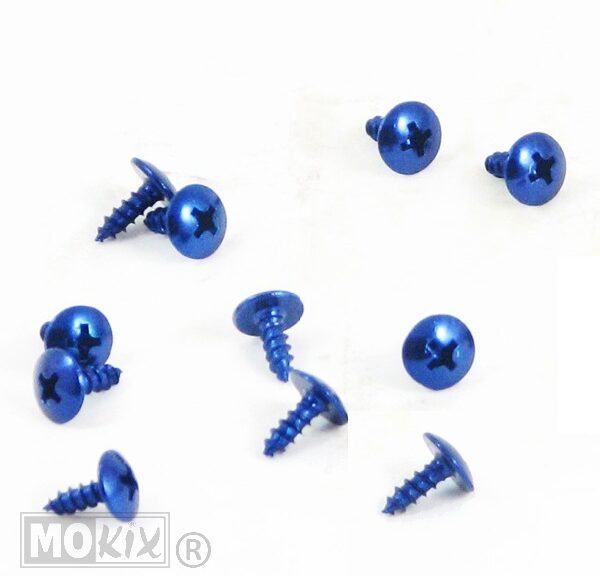 Parkerset Aluminium 4x12 Blauw 10st