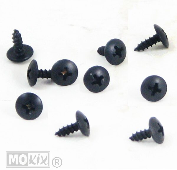 Parkerset Aluminium 4x12 Zwart 10st