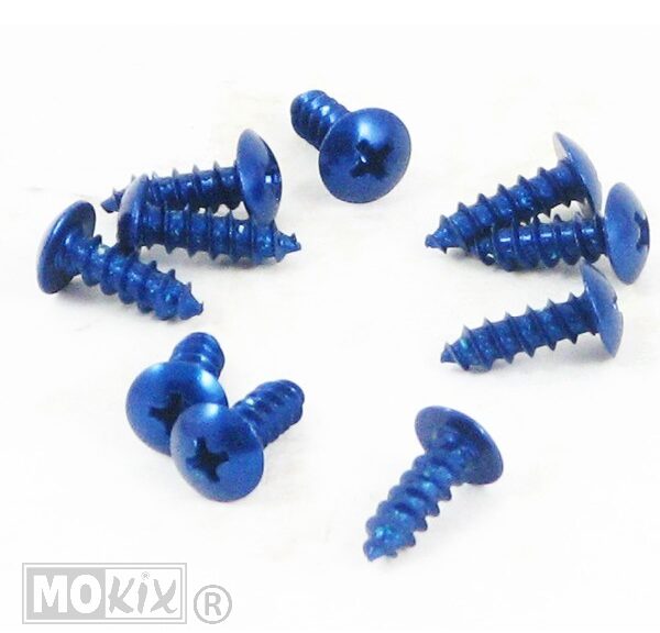 Parkerset Aluminium 5x12 Blauw 10st