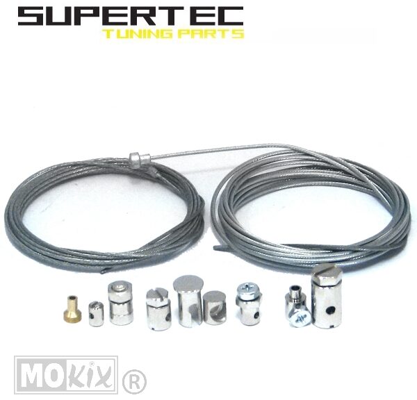 Reparatie SET 2x Kabel 9x Nippel TW Supertec