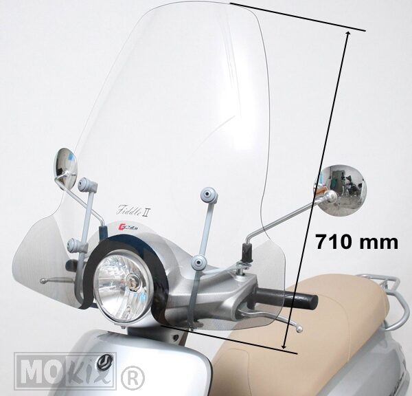 Para-brisa SYM Fiddle II Faco Grande H710