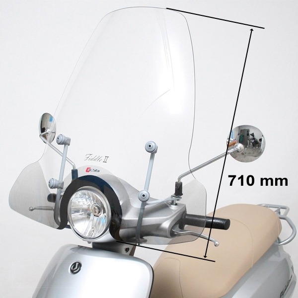 Windscherm SYM Fiddle II Faco Groot H710