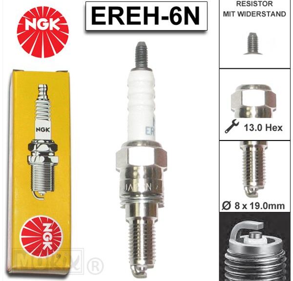 Bougie NGK ER 9EH-6N (1)