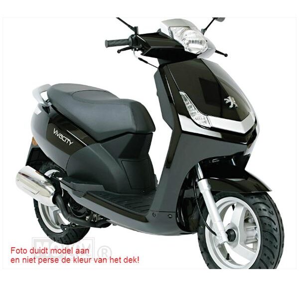 Buddy DEK Peugeot Viva City 08 Zwart - MKX