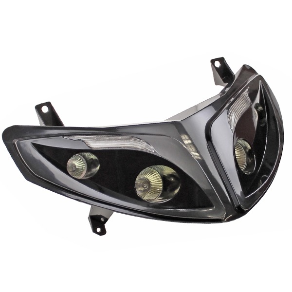Koplamp Peugeot Speedfight 2 Zwart +LED H4