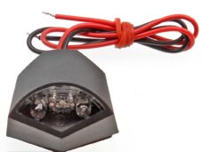 Kentekenplaatverlichting LED Zwart