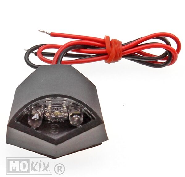 Kentekenplaatverlichting LED Zwart