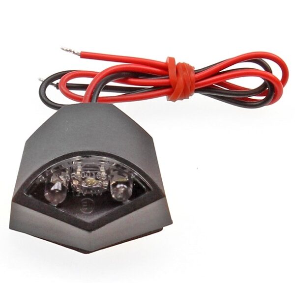 Kentekenplaatverlichting LED Zwart