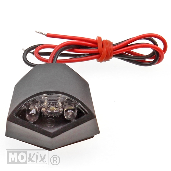 Kentekenplaatverlichting LED Zwart