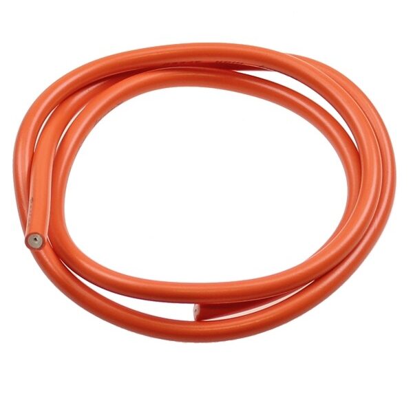 Bougie Kabel 7mm Rood/Oranje 1mtr Elec