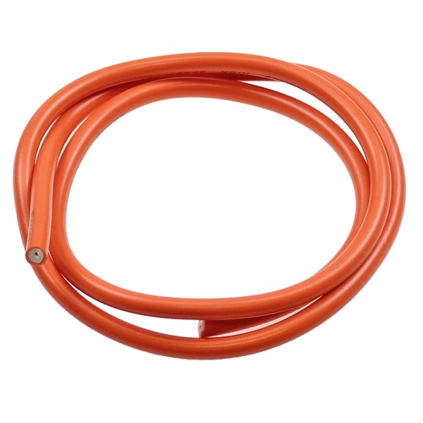 Bougie Kabel 7mm Rood/Oranje 1mtr Elec