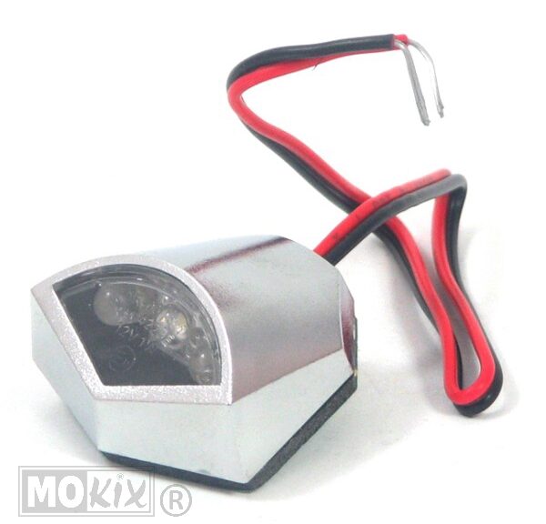 Kentekenplaatverlichting LED Chroom