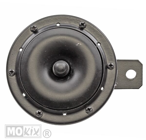 Claxon 12V Motor Groot (DC) 100mm Zwart