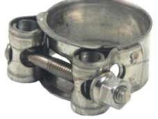 Uitlaatklem Bocht 29-31mm (20mm) M6 RVS - Silex