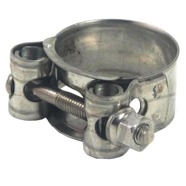 Uitlaatklem Bocht 29-31mm (20mm) M6 RVS - Silex