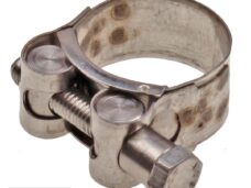 Uitlaatklem Bocht 32-35mm (20mm) M8 RVS - Silex