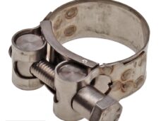 Uitlaatklem Bocht 36-39mm (20mm) M8 RVS - Silex