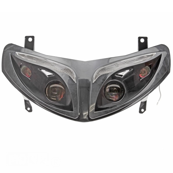 Koplamp Peugeot Speedfight 2 CE LED RAW Zwart