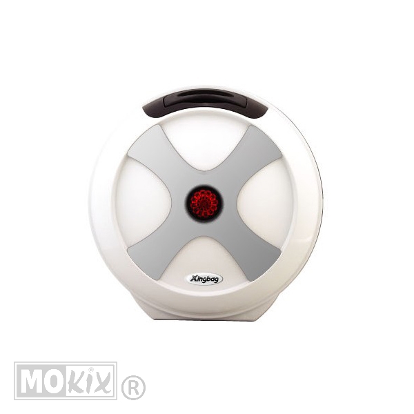 Topkoffer Xingbag K19 WIT/Zilver