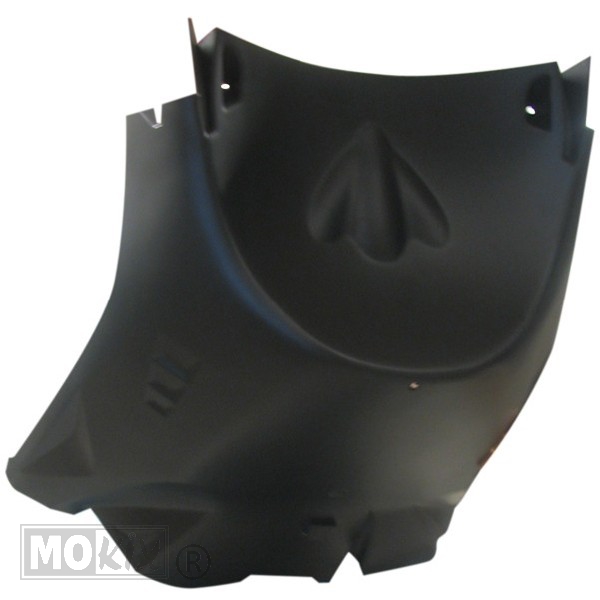 Onderspoiler Yamaha Aerox 1998-2012 Zwart - MKX