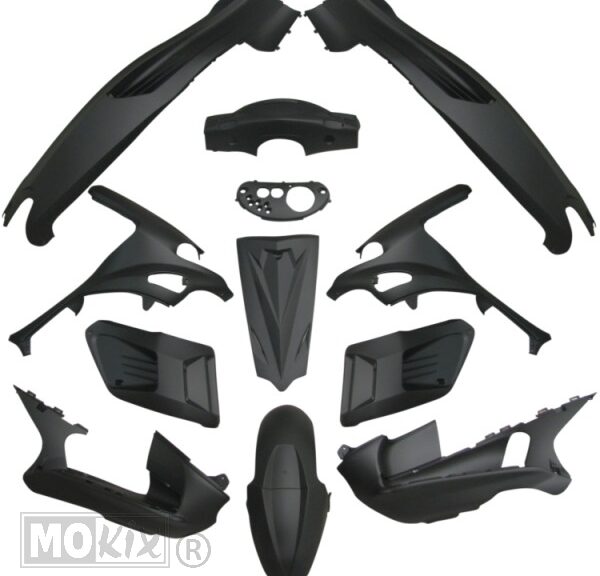 Plaatwerk KIT Piaggio Runner (13) MAT Zwart - MKX