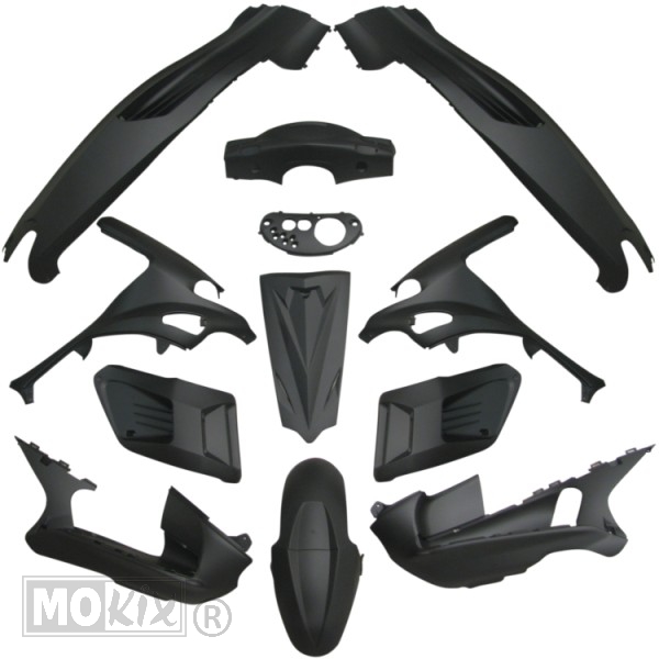 Plaatwerk KIT Piaggio Runner (13) MAT Zwart - MKX