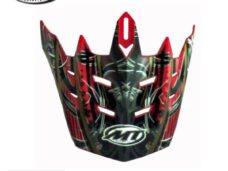 Helm Klep MX-1 Plague Rood - MT Helmets